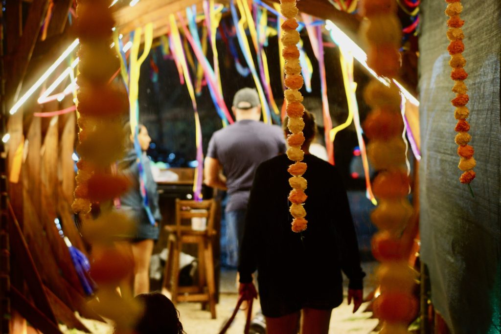 the entrance of Palma Central in Tulum